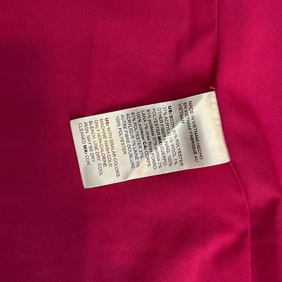 Chicos Jacket Women's Tweed Blazer Full Zip Front Pink Multi Lined Sz 2 US 12/14 - Picture 5 of 9